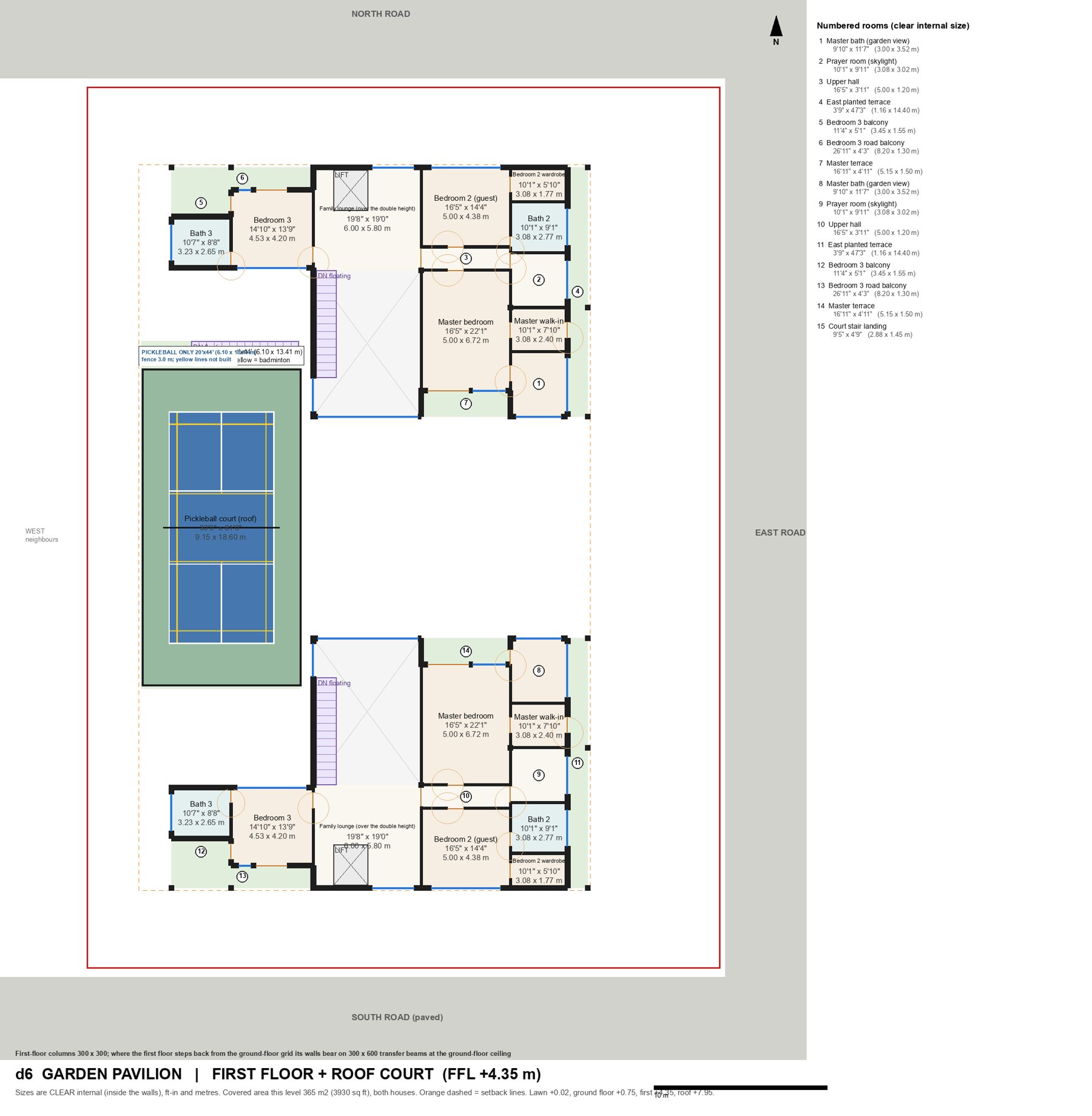 Design 6 first floor plan