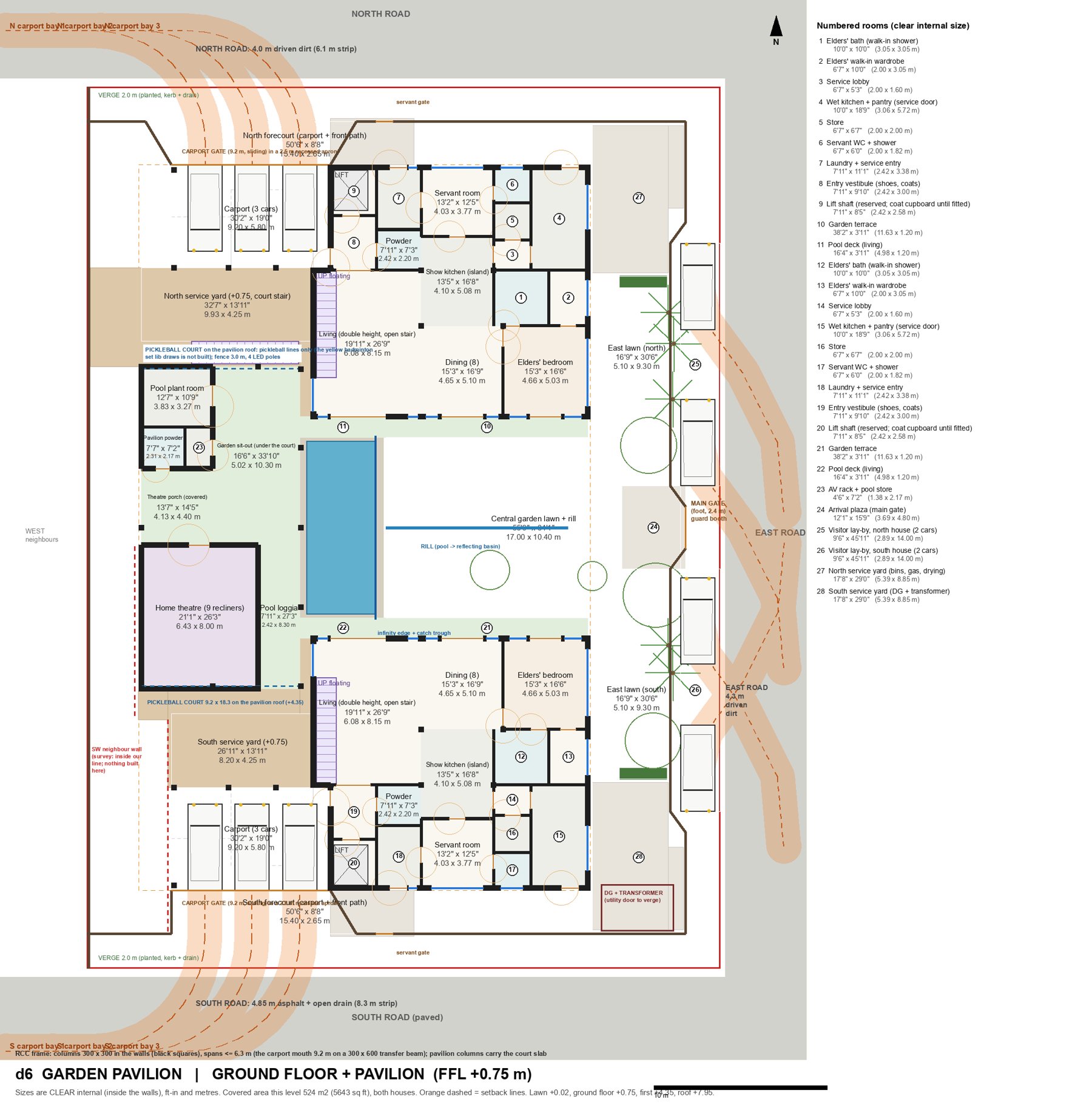 Design 6 ground floor plan