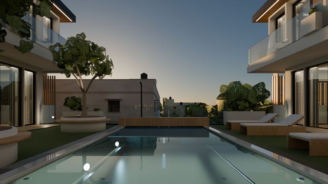 Court at sunset