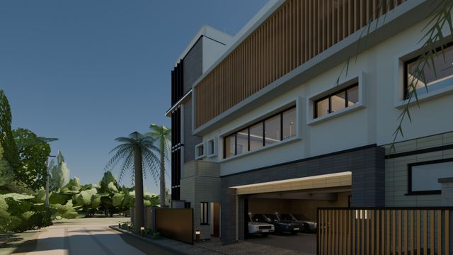 Facade (north house)