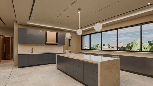 Kitchen (north house)
