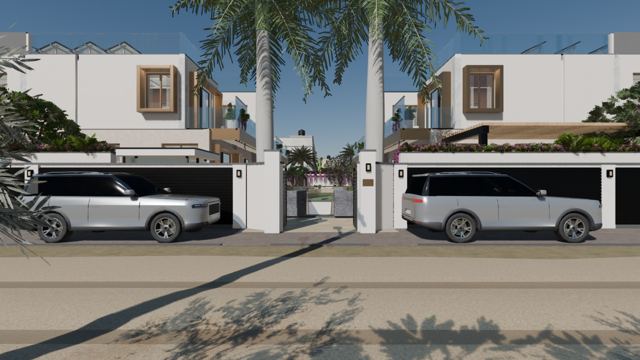 The street front