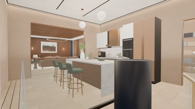 Kitchen (north house)