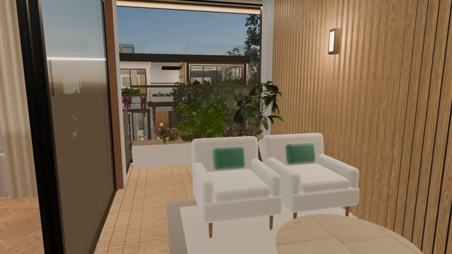 The master sitting terrace